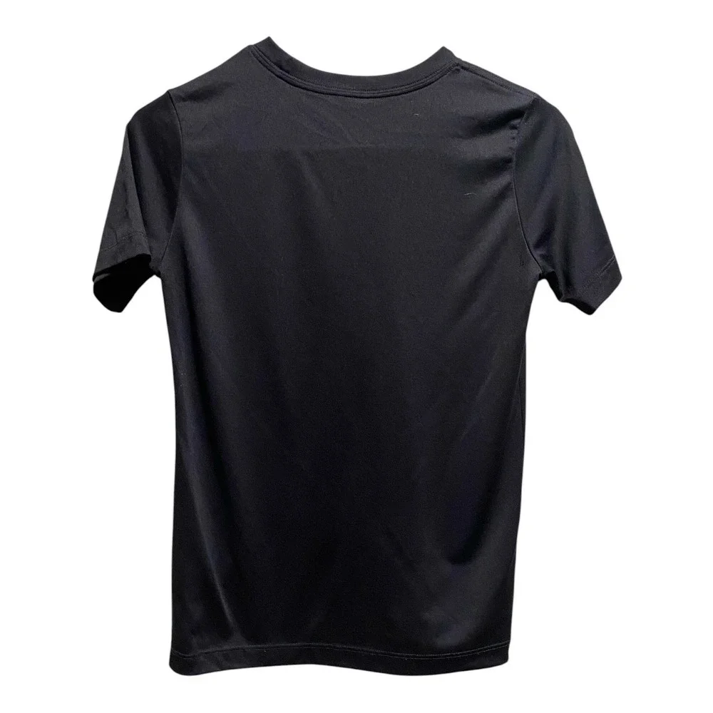 Nike Dri-FIT Boys Black Swoosh Athletic T-Shirt Size Medium 10-12